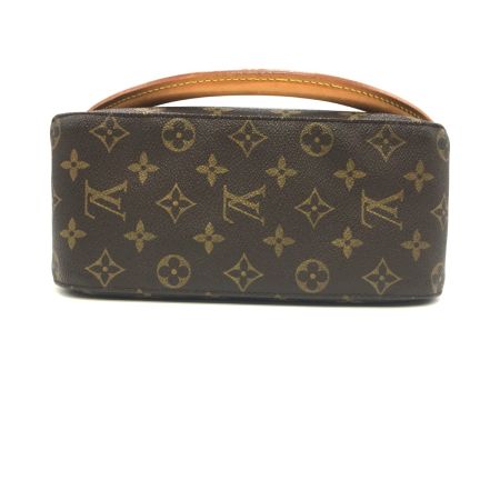  LOUIS VUITTON ルイヴィトン  モノグラム ルーピングMM ショルダーバック M51146 ブラウン