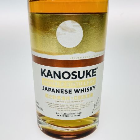 【北海道内限定発送】  KANOSUKE 嘉之助 DOUBLE DISTILERY ジャパニーズウイスキー 700ml 53％ 箱付 807 未開栓
