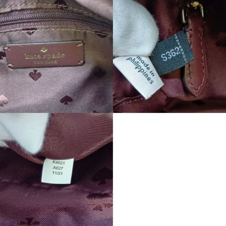  Kate Spade ケイトスペード バイカラー ショルダーバッグ カメラバッグ K4621 ピンクマルチ