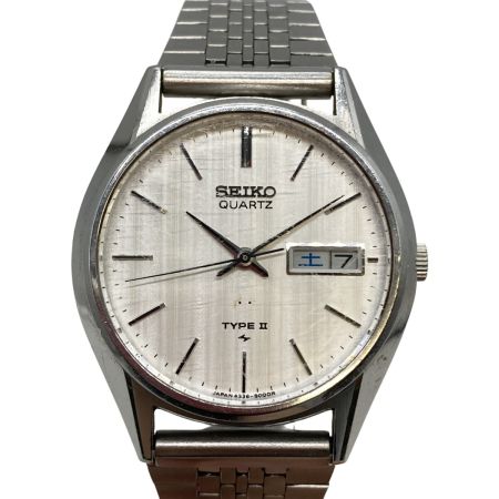  SEIKO セイコー TYPE II 4336-8000 クォーツ メンズ 腕時計 キズ有 4336-8000