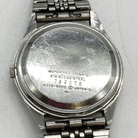  SEIKO セイコー TYPE II 4336-8000 クォーツ メンズ 腕時計 キズ有 4336-8000