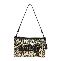 ◎◎ COACH コーチ  ショルダーバッグ キースへリングコラボ LOVE F11773 Bランク