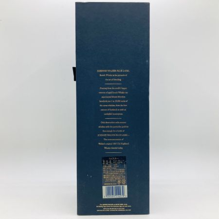  Johnnie Walker ジョニーウォーカー Blue Label ブルーラベル スコッチ ウイスキー 750ml 40% 箱付 箱ダメージ有 未開栓