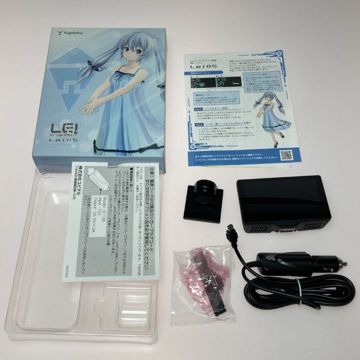 ユピテル Lei05 霧島レイ 美品中古品 YUPITERU ユピテル レーザー＆レーダー探知機 霧島レイモデル Lei05