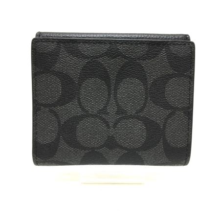  COACH コーチ 2つ折り財布  C7805 ブラック