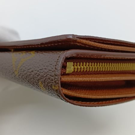  LOUIS VUITTON ルイヴィトン モノグラム ポルト モネ・ビエ トレゾール 2つ折り財布 M61730 ブラウン