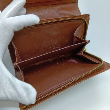  LOUIS VUITTON ルイヴィトン モノグラム ポルト モネ・ビエ トレゾール 2つ折り財布 M61730 ブラウン