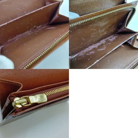  LOUIS VUITTON ルイヴィトン モノグラム ポルト モネ・ビエ トレゾール 2つ折り財布 M61730 ブラウン