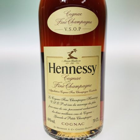  Hennessy ヘネシー V.S.O.P フィーヌ シャンパーニュ 700ml 40% ブランデー コニャック 693 未開栓