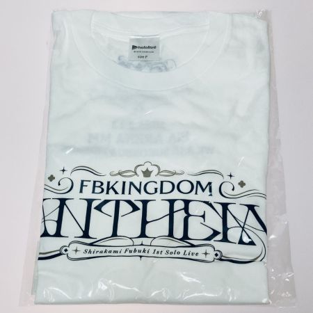 hololive ホロライブ 白上フブキ 1stソロライブ FBKINGDOM ANTHEM Ｔシャツ フリーサイズ ライブグッズ
