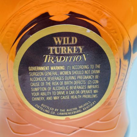  WILD TURKEY ワイルドターキー TRADITION トラディション ウイスキー バーボン 750ml 50.5% 液面低下有 未開栓