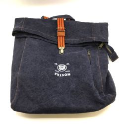 ◎◎ マル獄 函館刑務所　リュック 　PRISON ネイビー 使用感有 Cランク