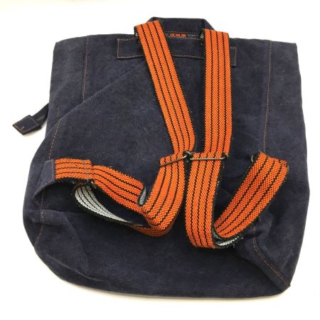  マル獄 函館刑務所　リュック 　PRISON ネイビー 使用感有