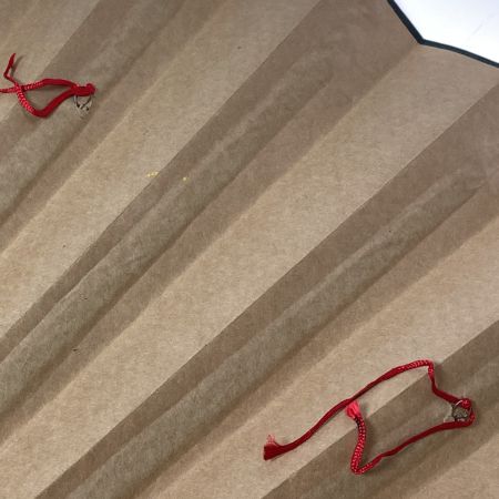   巨大扇子 大扇子 飾り扇 蓮の花 オシドリ 幅157cm