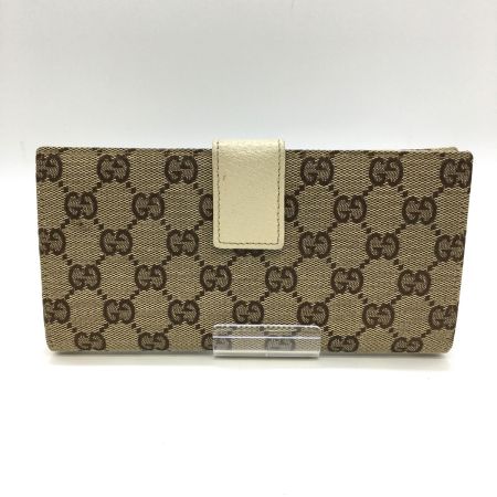  GUCCI グッチ GGキャンバス Wホック ダブルホック 長財布  120931･2888