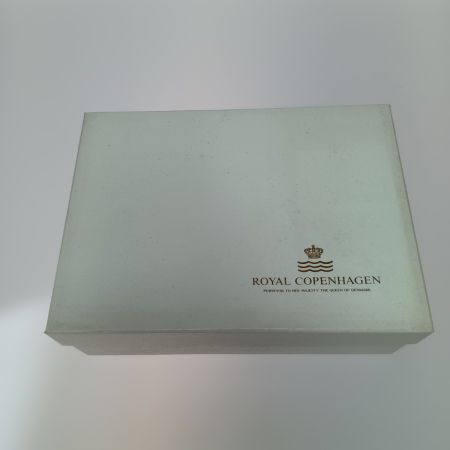  ROYAL COPENHAGEN ロイヤル・コペンハーゲン ブルーフルーテッド ハーフレース ティーカップ&ソーサー 220ml 2客セット