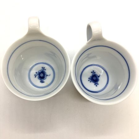  ROYAL COPENHAGEN ロイヤル・コペンハーゲン ブルーフルーテッド ハーフレース ハイハンドル カップ&ソーサー