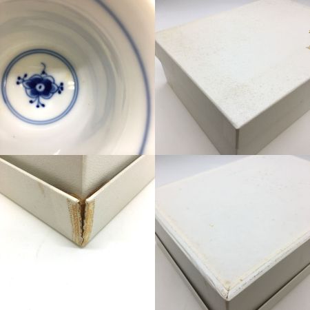  ROYAL COPENHAGEN ロイヤル・コペンハーゲン ブルーフルーテッド ハーフレース ハイハンドル カップ&ソーサー