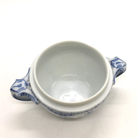  ROYAL COPENHAGEN ロイヤル・コペンハーゲン ブルーフルーテッドプレインシュガーポット