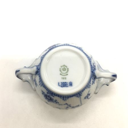  ROYAL COPENHAGEN ロイヤル・コペンハーゲン ブルーフルーテッドプレインシュガーポット