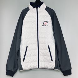 ◎◎ CUTTER&BUCK カッター＆バック ジャケット メンズ ダウンブルゾン グレー サイズL CGMOJK04 Bランク