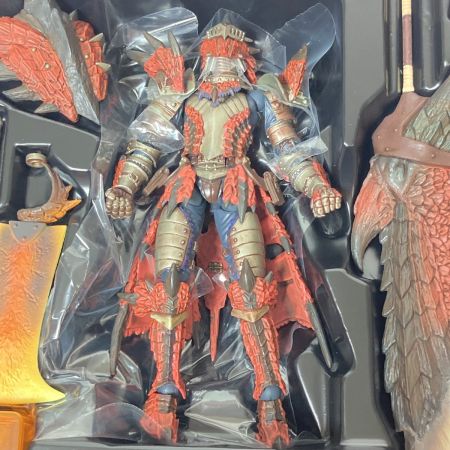  海洋堂 リボルテックヤマグチ No.123 ハンター男剣士 レウスシリーズ フィギュア モンスターハンター