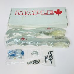 ◎◎ MAPLE メープル FORCE インラインスケート フレームパーツ シルバー Cランク