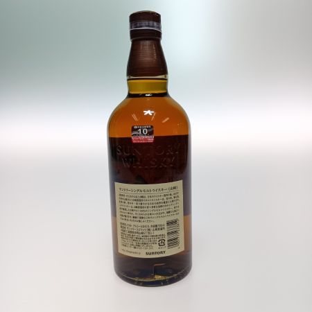 【北海道内限定発送】 YAMAZAKI 山崎/サントリー シングルモルト ウイスキー 700ml 43％ 箱無 未開栓