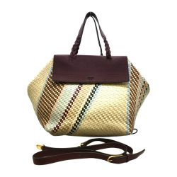 ◎◎ TORY BURCH トリーバーチ  2WAYバッグ マルチカラー 編込み マルチカラー Bランク