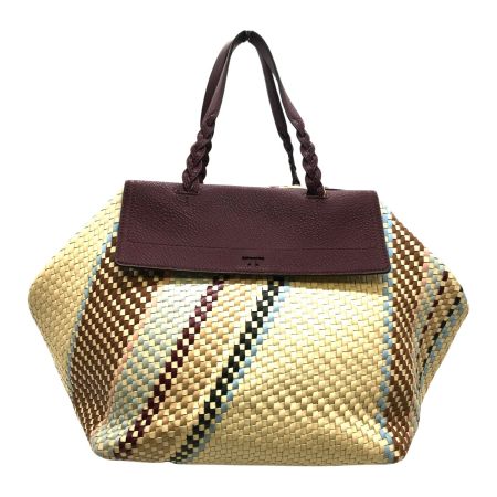  TORY BURCH トリーバーチ  2WAYバッグ マルチカラー 編込み マルチカラー