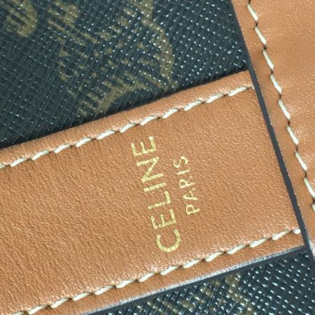  CELINE セリーヌ  ショルダーバッグ　トリオンフキャンバス スモールバケット F・CU・2230 タン