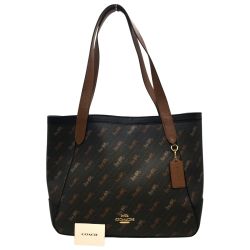 ◎◎ COACH コーチ ホース アンド キャリッジ トート27 トートバッグ C4061 ブラウン Aランク