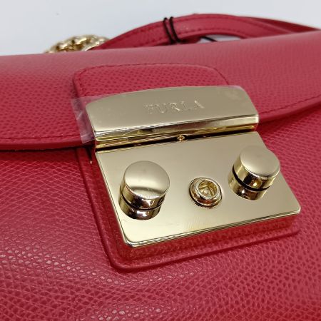  FURLA フルラ ショルダーバッグ メトロポリス チェーンショルダー BOT6EPO レッド