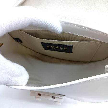  FURLA フルラ メトロポリス ミニ クロスボディ ラウンド ショルダーバッグ BATJEP0 ホワイト