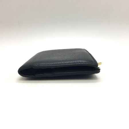  CELINE セリーヌ コンパクトウォレット トリオンフ チャーム  グレインドカーフスキン  U-IE-4284 ブラック