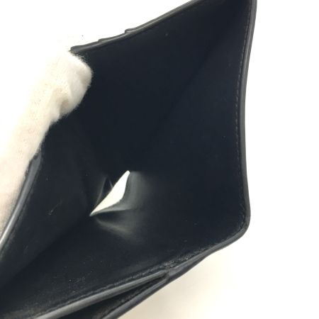  CELINE セリーヌ コンパクトウォレット トリオンフ チャーム  グレインドカーフスキン  U-IE-4284 ブラック