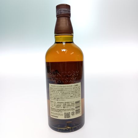 【北海道内限定発送】 YAMAZAKI 山崎/サントリー シングルモルト ウイスキー 700ml 43％ 箱無 未開栓