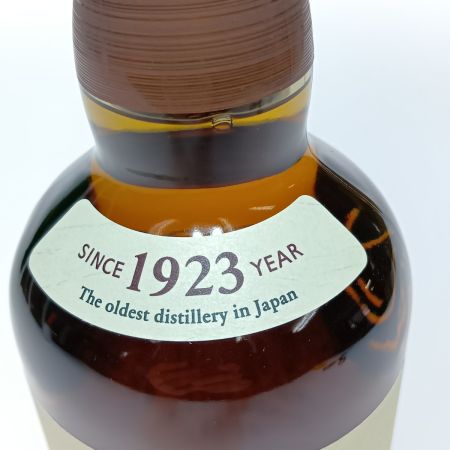 【北海道内限定発送】 YAMAZAKI 山崎/サントリー シングルモルト ウイスキー 700ml 43％ 箱無 未開栓