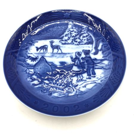  ROYAL COPENHAGEN ロイヤル・コペンハーゲン イヤープレート 2002 外箱ダメージあり