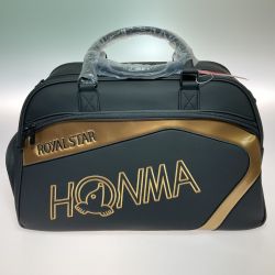 ◎◎ HONMA ホンマ ボストンバッグ ブラック 49x32x25cm 合成皮革 BB52300 Sランク