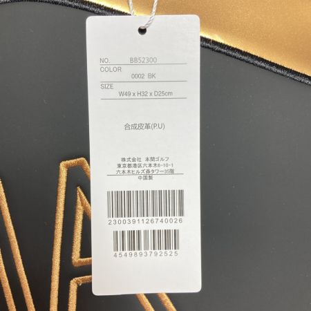  HONMA ホンマ ボストンバッグ ブラック 49x32x25cm 合成皮革 BB52300