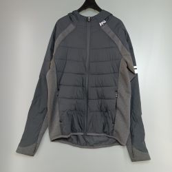 ◎◎ PEARLY GATES パーリーゲイツ 中綿入りストレッチブルゾン サイズ6 メンズ 053-9220025 グレー Cランク