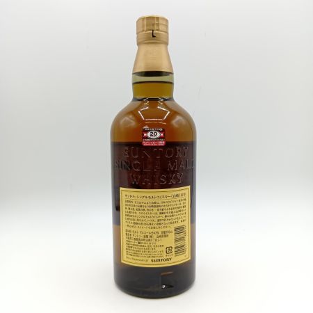 【北海道内限定発送】 YAMAZAKI 山崎/サントリー シングルモルト ウイスキー 12年 700ml 43％ 未開栓