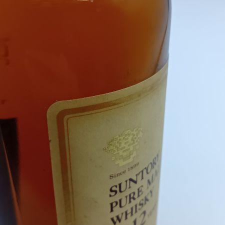 【北海道内限定発送】 SUNTORY サントリー ピュアモルトウイスキー 12年 750ml 43％ 未開栓
