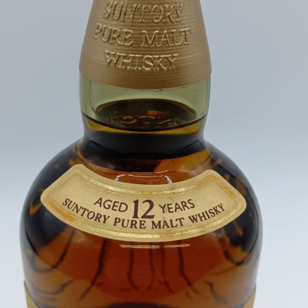 【北海道内限定発送】 SUNTORY サントリー ピュアモルトウイスキー 12年 750ml 43％ 未開栓