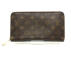 ◎◎ LOUIS VUITTON ルイヴィトン ラウンドファスナー財布 モノグラム ジッピーオーガナイザー M60002 ブラウン Bランク
