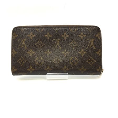  LOUIS VUITTON ルイヴィトン ラウンドファスナー財布 モノグラム ジッピーオーガナイザー M60002 ブラウン