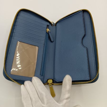  MICHAEL KORS マイケルコース ジップ アラウンド リストレット 長財布 35F8GYEE3L スカイブルー