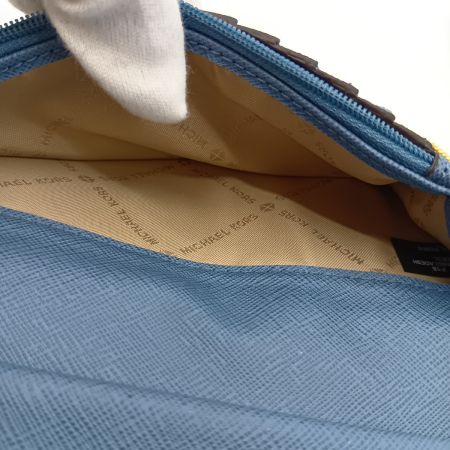  MICHAEL KORS マイケルコース ジップ アラウンド リストレット 長財布 35F8GYEE3L スカイブルー