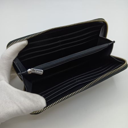  COACH コーチ シグネチャー ラウンドファスナー財布 F39670 ブラック